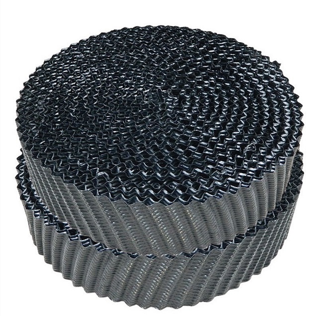 Round cooling tower fills