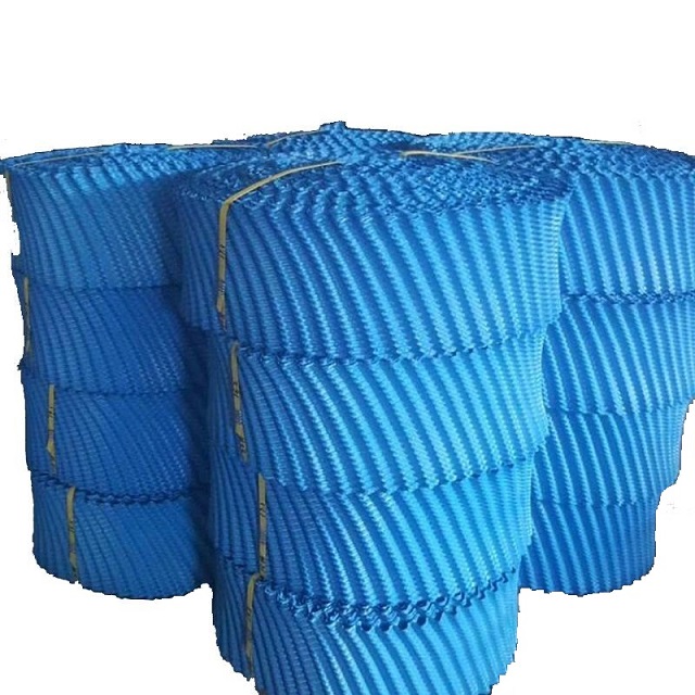 Round cooling tower fills